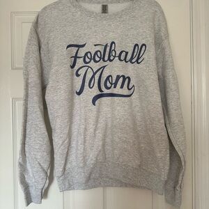 Gray Football Mom Sweatshirt